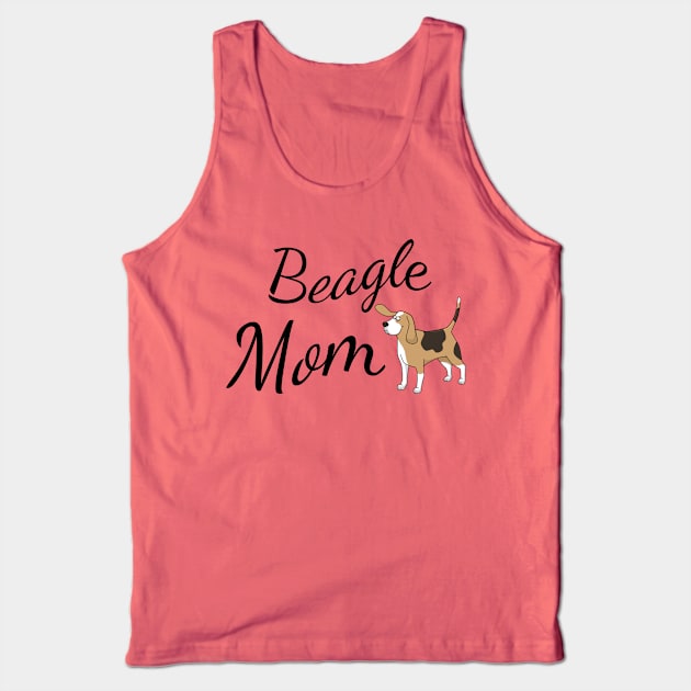 Beagle Dog Mom Tank Top by tribbledesign